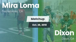 Matchup: Mira Loma High vs. Dixon  2018