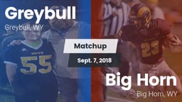 Matchup: Greybull  vs. Big Horn  2018