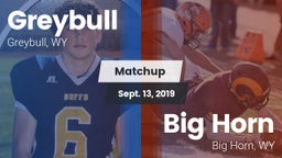 Matchup: Greybull  vs. Big Horn  2019
