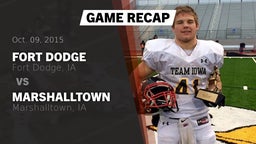 Recap: Fort Dodge  vs. Marshalltown  2015