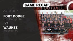 Recap: Fort Dodge  vs. Waukee  2015