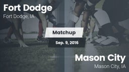Matchup: Fort Dodge High vs. Mason City  2016