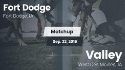Matchup: Fort Dodge High vs. Valley  2016