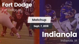 Matchup: Fort Dodge High vs. Indianola  2018
