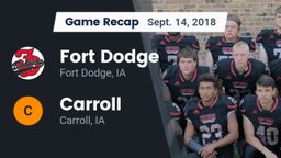 Recap: Fort Dodge  vs. Carroll  2018