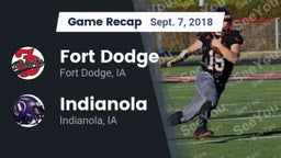 Recap: Fort Dodge  vs. Indianola  2018