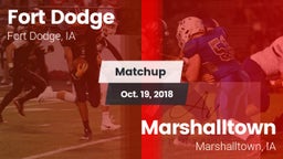 Matchup: Fort Dodge High vs. Marshalltown  2018