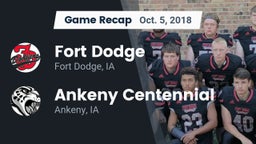 Recap: Fort Dodge  vs. Ankeny Centennial  2018