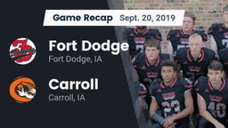 Recap: Fort Dodge  vs. Carroll  2019