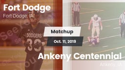 Matchup: Fort Dodge High vs. Ankeny Centennial  2019