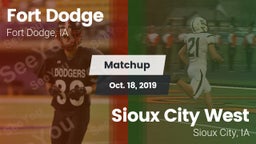 Matchup: Fort Dodge High vs. Sioux City West   2019