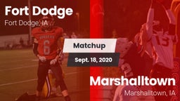 Matchup: Fort Dodge High vs. Marshalltown  2020