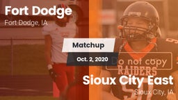 Matchup: Fort Dodge High vs. Sioux City East  2020