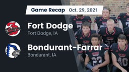 Recap: Fort Dodge  vs. Bondurant-Farrar  2021