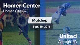Matchup: Homer-Center High vs. United  2016