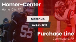 Matchup: Homer-Center High vs. Purchase Line  2018