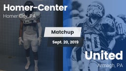 Matchup: Homer-Center High vs. United  2019