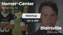 Matchup: Homer-Center High vs. Blairsville  2019
