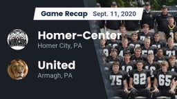 Recap: Homer-Center  vs. United  2020