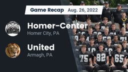 Recap: Homer-Center  vs. United  2022