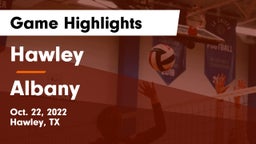 Hawley  vs Albany  Game Highlights - Oct. 22, 2022