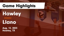 Hawley  vs Llano  Game Highlights - Aug. 12, 2023