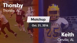 Matchup: Thorsby  vs. Keith  2016
