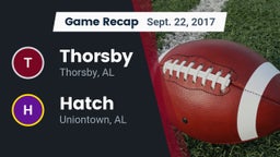 Recap: Thorsby  vs. Hatch  2017