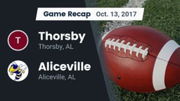 Recap: Thorsby  vs. Aliceville  2017