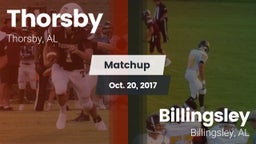Matchup: Thorsby  vs. Billingsley  2017