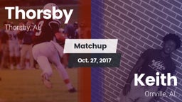 Matchup: Thorsby  vs. Keith  2017