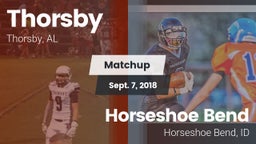 Matchup: Thorsby  vs. Horseshoe Bend  2018