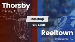 Matchup: Thorsby  vs. Reeltown  2018