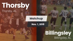 Matchup: Thorsby  vs. Billingsley  2018