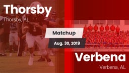 Matchup: Thorsby  vs. Verbena  2019