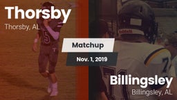 Matchup: Thorsby  vs. Billingsley  2019