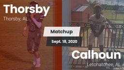 Matchup: Thorsby  vs. Calhoun  2020