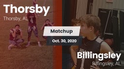 Matchup: Thorsby  vs. Billingsley  2020