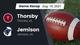 Recap: Thorsby  vs. Jemison  2021