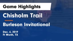 Chisholm Trail  vs Burleson Invitational Game Highlights - Dec. 6, 2019