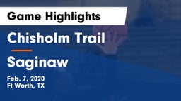 Chisholm Trail  vs Saginaw  Game Highlights - Feb. 7, 2020