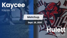 Matchup: Kaycee  vs. Hulett  2017