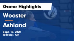 Wooster  vs Ashland Game Highlights - Sept. 15, 2020