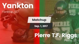 Matchup: Yankton  vs. Pierre T.F. Riggs  2017