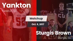 Matchup: Yankton  vs. Sturgis Brown  2017