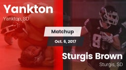 Matchup: Yankton  vs. Sturgis Brown  2017