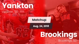 Matchup: Yankton  vs. Brookings  2018