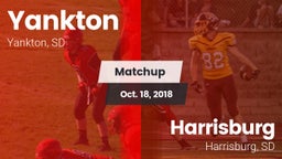 Matchup: Yankton  vs. Harrisburg  2018