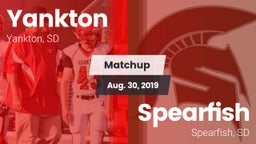 Matchup: Yankton  vs. Spearfish  2019