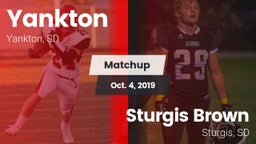 Matchup: Yankton  vs. Sturgis Brown  2019